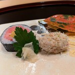 是しん - とろたくまきと毛蟹