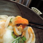 極浄うどん うだま - 2014.4とり天生醤油温玉トッピング