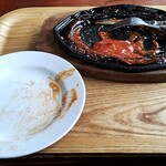 ポークチャップの店 ロマン - 美味しくいただき完食です!