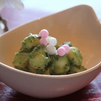 大阪なだ万 - 先付の木の芽和え
