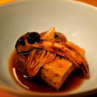 日本料理　さざんか - 【煮　物】和牛野菜巻き　すき煮　焼豆腐　葱　松茸