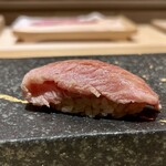 銀座 京都 鮨まつもと - 大トロ “しゃぶしゃぶ” 握り