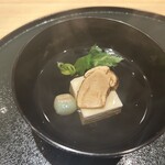 銀座 京都 鮨まつもと - 松茸のおすいもの