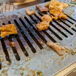 焼肉セブン - 悪魔のホルモンとミノ…無茶苦茶、辛い…