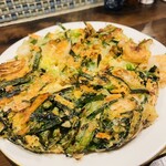 焼鳥 絶好鳥 - 野菜、海老、チーズのチヂミ