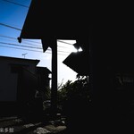 ヨコクラうどん - お店外観（逆光）