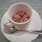 鉄板ダイニング 法貴 - バルサミコのシャーベットvv