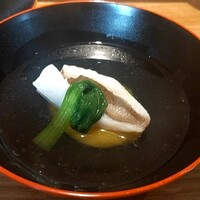 日本料理FUJI - 削りたて吸い物エボダイ？じゃがいも団子