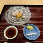 井本 - ハモ　赤ウニ