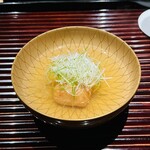 井本 - 蓮根餅　すっぽんのスープ