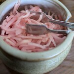 純とんこつ無双 - あまり食べない紅生姜