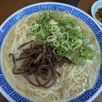 純とんこつ無双 - 今日は素ラーメン大盛を注文❗️