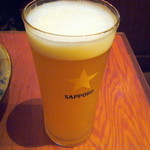 沖縄家庭料理　残波の風 - シーサーガフ、ビール＋シークワーサーのビアカクテル。