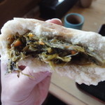 レストラン 大王 - わさび菜おやき