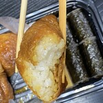 ふみきりすし - 濃厚味付けのお稲荷さん