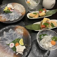 泳ぎとらふぐ活蟹料理 あじ平 曽根崎 - 