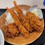 かつや - 秋の海鮮フライ定食