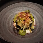 パルコ フィエラ - さんまとパンのサラダ　おリブオイル