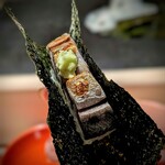 千葉たかおか - 今回は銚子で揚がった真鰯。千葉県産の海苔の香りと鰯の香りの競演です♡