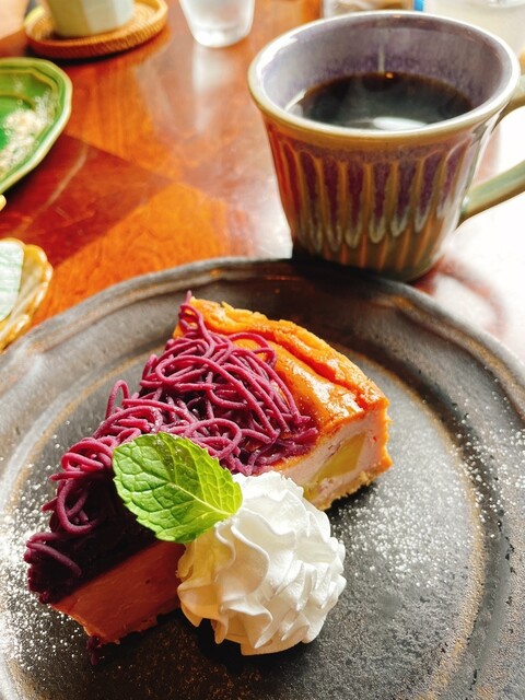 Happy Dining-room プレート　7枚　ブラウン　茶色　飴色　カフェ 閉店】Poisson Bleu CAFE （ポワッソン ブルー カフェ） - 古川