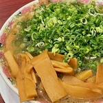 本家 第一旭 - メンマラーメンネギ増し