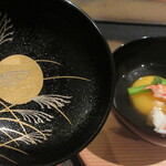 日本料理 TOBIUME - 器でお月見