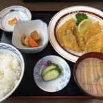 かきや - 鯵フライ定食
