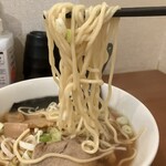 清味食堂 - 麺の感じ