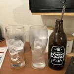 清味食堂 - 中が少ない、もうちょい欲しい。