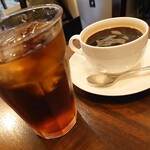 カフェ ノボール - アイスティー、ブレンドコーヒー 各700円✨