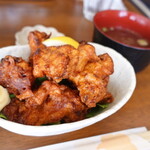 東京696酒場 - 鶏のから揚げ定食　600円