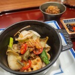 KOBAYASHI - KOBAYASHI特製XO 醤 と、共にいただく。奥には追い特製XO 醤が