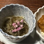 赤坂 鮨大谷 - 岩水雲、青パパイヤ