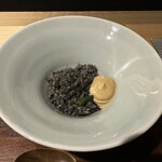 赤坂 鮨大谷 - 肝焼き新秋刀魚のアロスカルドソ　