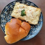 テラス ドゥ ランドローフ - 料理写真:海の幸のテリーヌとクレームパン