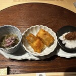 赤坂 鮨大谷 - 前菜三種