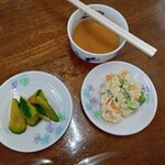 両国屋 - ポテサラ　御新香付き