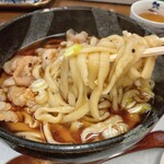 両国屋 - 肉うどん生たまご