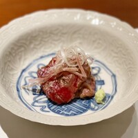 祇園 肉料理おか - 近江牛の漬け