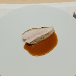 CHIUnE - 薩摩黒鶏、なめこ、赤酢と肉汁ソース