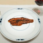 CHIUnE - 天城黒豚、季節のフルーツ漬け炭火焼き