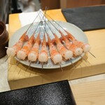 すし 良月 - ボタンエビに和歌山三ツ星醤油