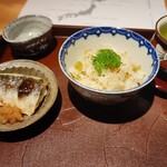 馳走 啐啄一十  - カマスとかきご飯