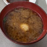 前島食堂 - みそ汁小120円