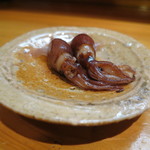 日本橋橘町　都寿司 - 蛍烏賊の味噌漬け