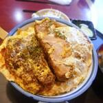満腹工房 福龍 - カツ丼アップ