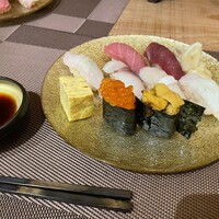 鮨 加喜田 - コースの写真　ウニはもちろん蝦夷馬糞ウニ　お寿司も美味しい