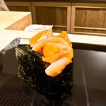 鮨 ゆうき - 悶絶旨かった赤貝の貝ひもの軍艦