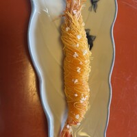 アロマフレスカ 熱海林ガ丘 - まずは、必ず出てくる前菜の定番、エビのサクサク揚げ　大好きな一品