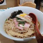 中華そば たかばん - 冷やし煮干し 980円 大盛 150円